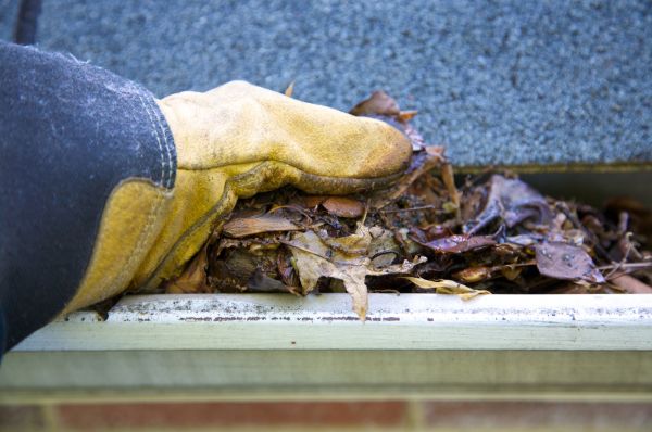 Jammed Gutter Cleaning in Peachtree City